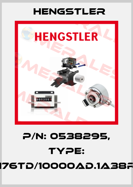 p/n: 0538295, Type: RI76TD/10000AD.1A38RF Hengstler