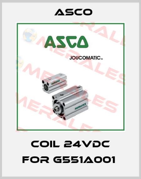 Coil 24VDC for G551A001  Asco