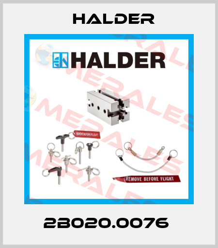 2B020.0076  Halder