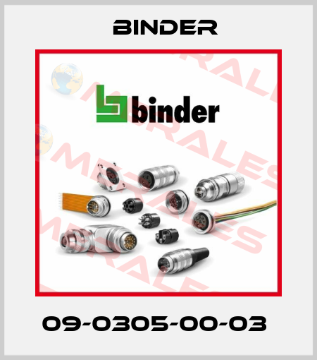 09-0305-00-03  Binder