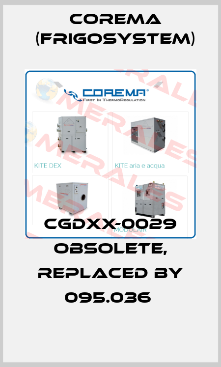 CGDXX-0029 Obsolete, replaced by 095.036  Corema (Frigosystem)