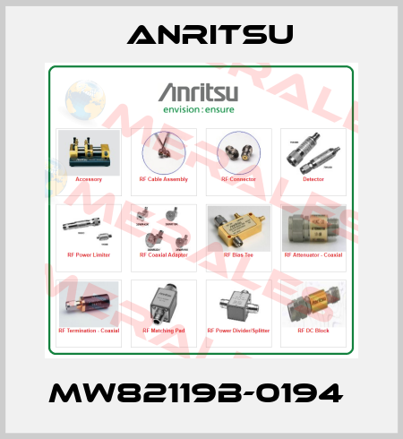 MW82119B-0194  Anritsu