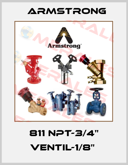 811 NPT-3/4" Ventil-1/8"  Armstrong