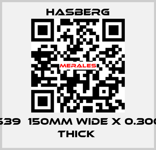 D7 7539  150MM WIDE X 0.300 MM THICK  Hasberg