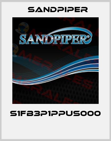 S1FB3P1PPUS000  Sandpiper
