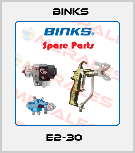 E2-30   Binks