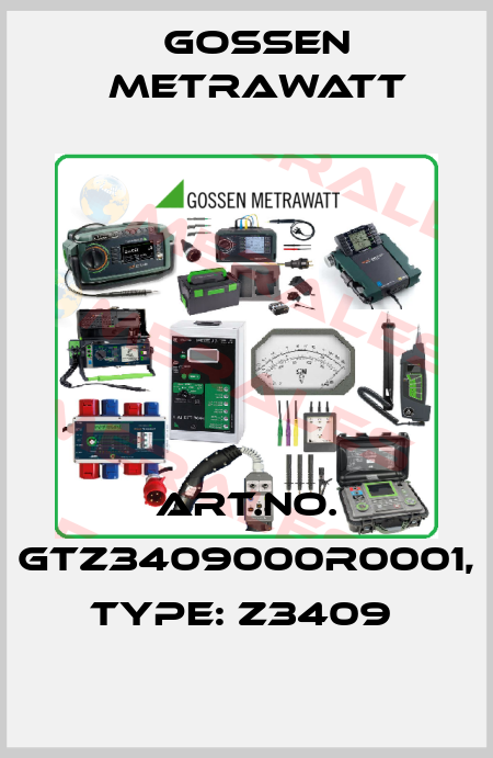 Art.No. GTZ3409000R0001, Type: Z3409  Gossen Metrawatt