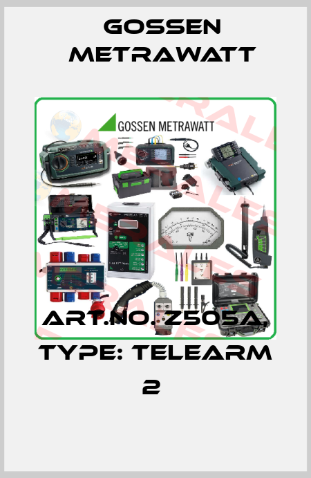 Art.No. Z505A, Type: Telearm 2  Gossen Metrawatt