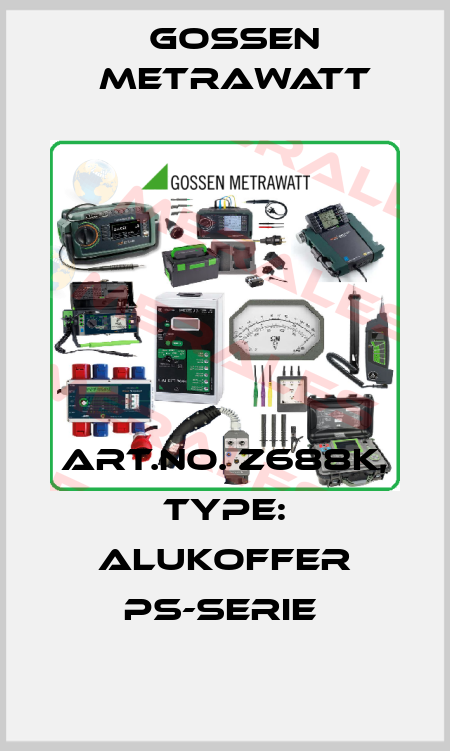 Art.No. Z688K, Type: Alukoffer PS-Serie  Gossen Metrawatt