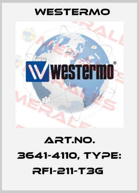 Art.No. 3641-4110, Type: RFI-211-T3G  Westermo