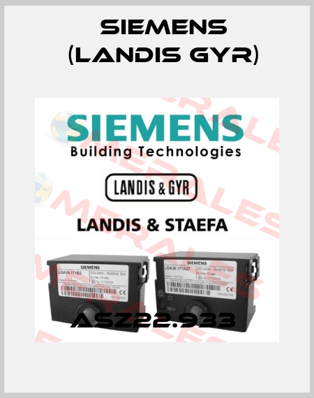 ASZ22.933  Siemens (Landis Gyr)