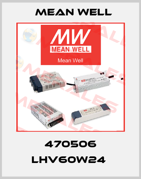 470506 LHV60W24  Mean Well