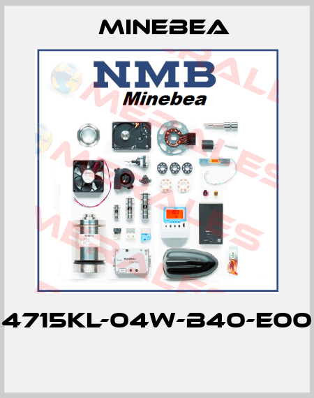 4715KL-04W-B40-E00  Minebea