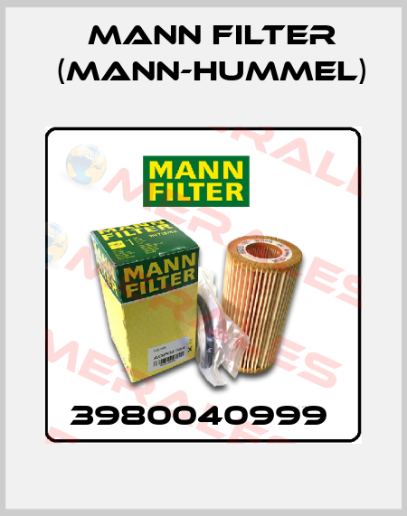 3980040999  Mann Filter (Mann-Hummel)
