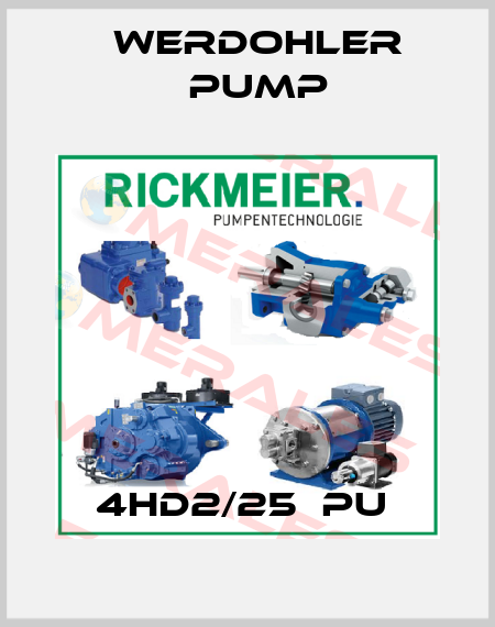 4HD2/25  PU  Werdohler Pump