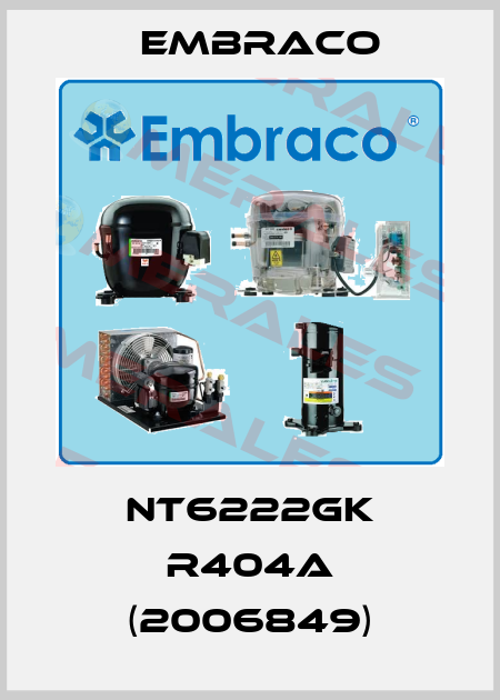 NT6222GK R404a (2006849) Embraco