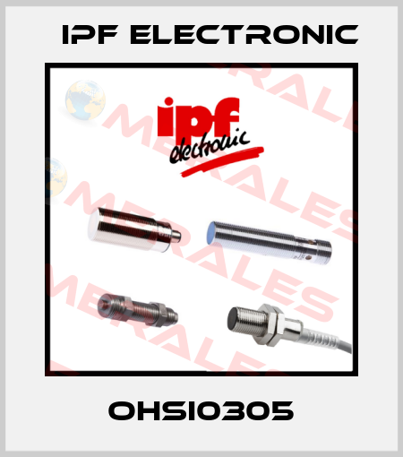 OHSI0305 IPF Electronic