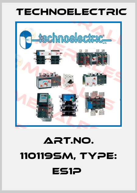 Art.No. 110119SM, Type: ES1P  Technoelectric
