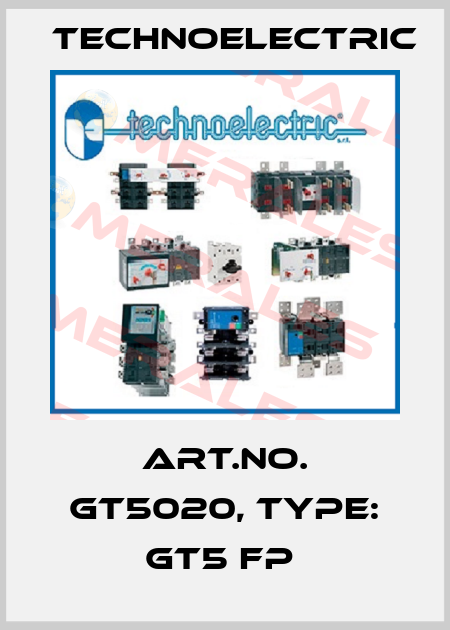 Art.No. GT5020, Type: GT5 FP  Technoelectric