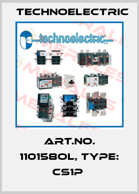 Art.No. 110158OL, Type: CS1P  Technoelectric
