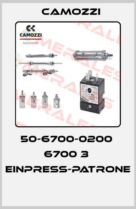 50-6700-0200  6700 3  EINPRESS-PATRONE  Camozzi