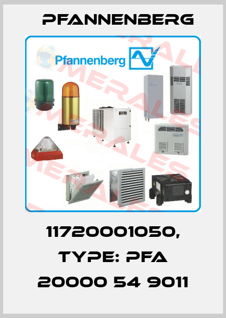 11720001050, Type: PFA 20000 54 9011 Pfannenberg