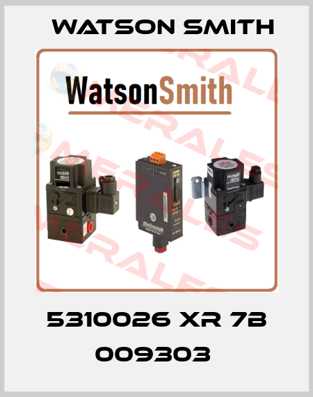 5310026 XR 7B 009303  Watson Smith