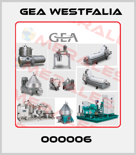 000006  Gea Westfalia
