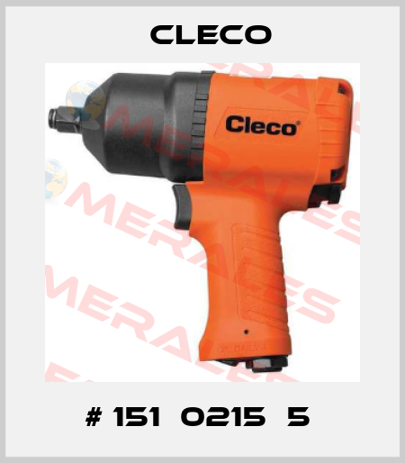 # 151‐0215‐5  Cleco