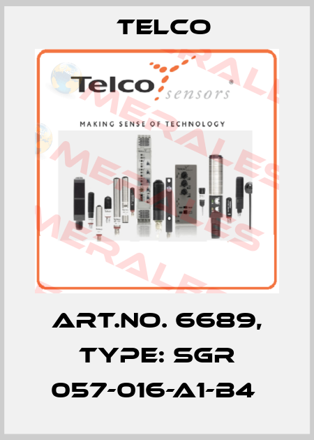 Art.No. 6689, Type: SGR 057-016-A1-B4  Telco