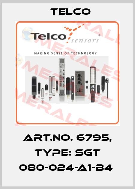 Art.No. 6795, Type: SGT 080-024-A1-B4  Telco
