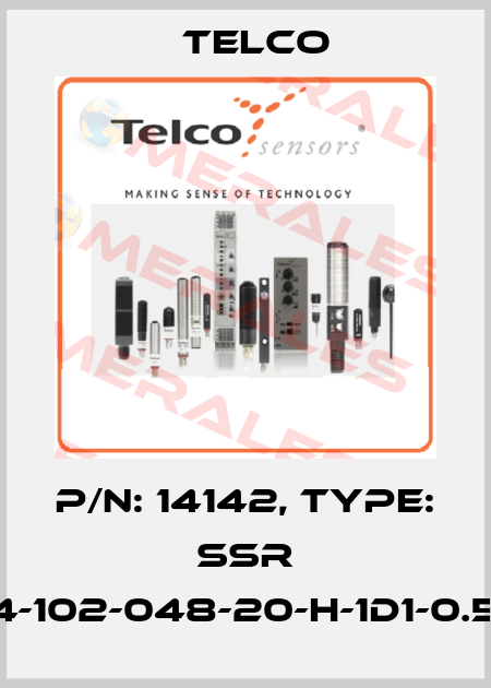 p/n: 14142, Type: SSR 01-4-102-048-20-H-1D1-0.5-J8 Telco
