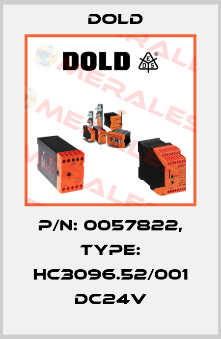 p/n: 0057822, Type: HC3096.52/001 DC24V Dold
