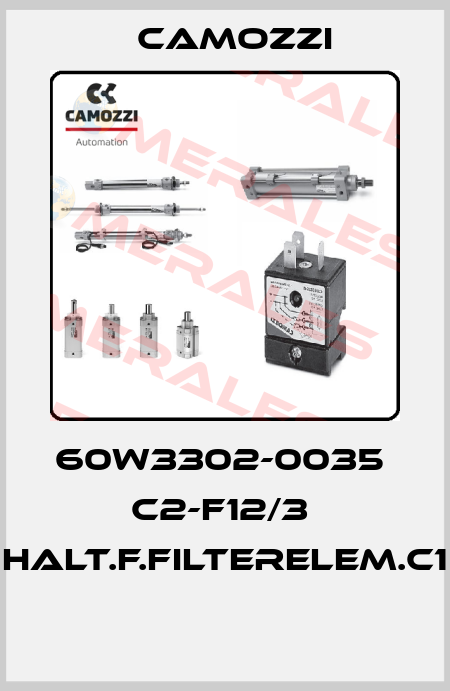 60W3302-0035  C2-F12/3  HALT.F.FILTERELEM.C1  Camozzi