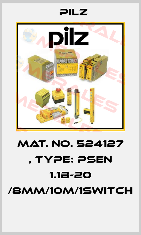 Mat. No. 524127 , Type: PSEN 1.1b-20 /8mm/10m/1switch  Pilz