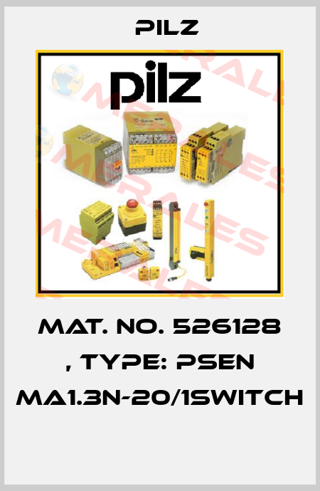 Mat. No. 526128 , Type: PSEN ma1.3n-20/1switch  Pilz