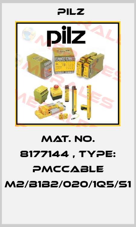 Mat. No. 8177144 , Type: PMCcable M2/B1B2/020/1Q5/S1  Pilz