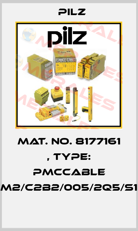 Mat. No. 8177161 , Type: PMCcable M2/C2B2/005/2Q5/S1  Pilz