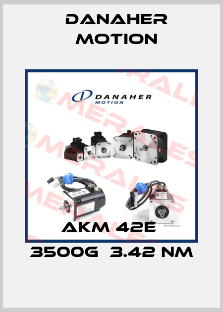AKM 42E  3500G  3.42 Nm Danaher Motion