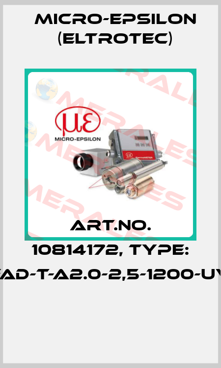 Art.No. 10814172, Type: FAD-T-A2.0-2,5-1200-UV  Micro-Epsilon (Eltrotec)