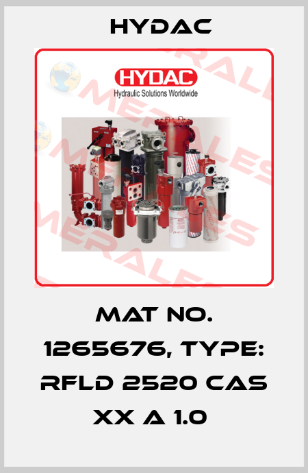 Mat No. 1265676, Type: RFLD 2520 CAS XX A 1.0  Hydac