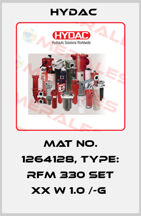 Mat No. 1264128, Type: RFM 330 SET XX W 1.0 /-G  Hydac