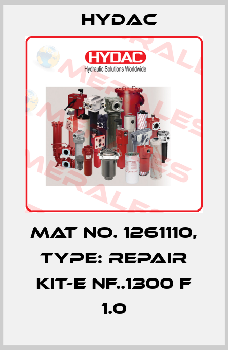 Mat No. 1261110, Type: REPAIR KIT-E NF..1300 F 1.0 Hydac