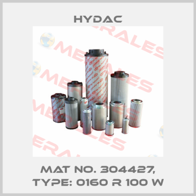 Mat No. 304427, Type: 0160 R 100 W Hydac