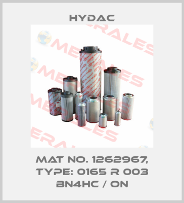 Mat No. 1262967, Type: 0165 R 003 BN4HC / ON Hydac