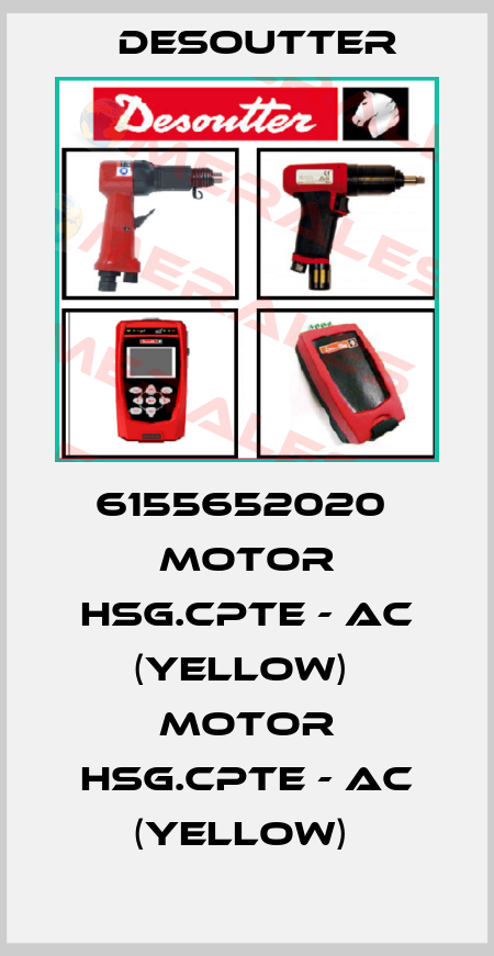 6155652020  MOTOR HSG.CPTE - AC (YELLOW)  MOTOR HSG.CPTE - AC (YELLOW)  Desoutter