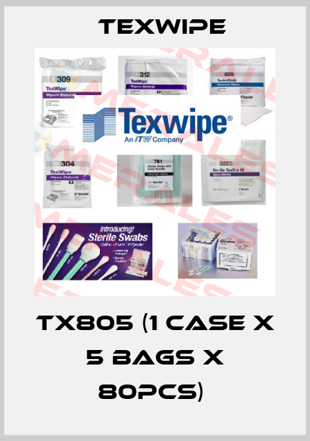 TX805 (1 case x 5 bags x 80pcs)  Texwipe