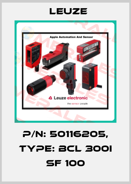 p/n: 50116205, Type: BCL 300i SF 100 Leuze