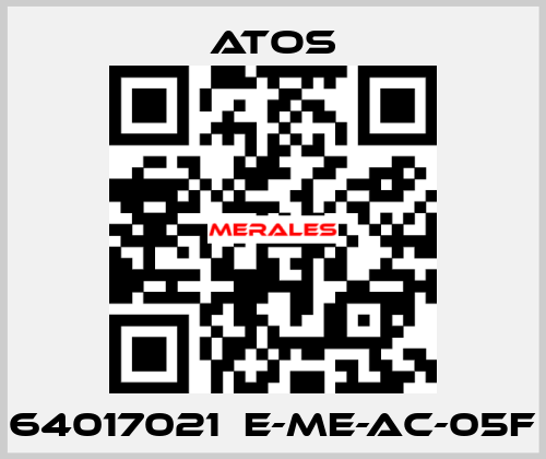 64017021  E-ME-AC-05F Atos