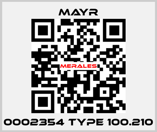 0002354 TYPE 100.210  Mayr